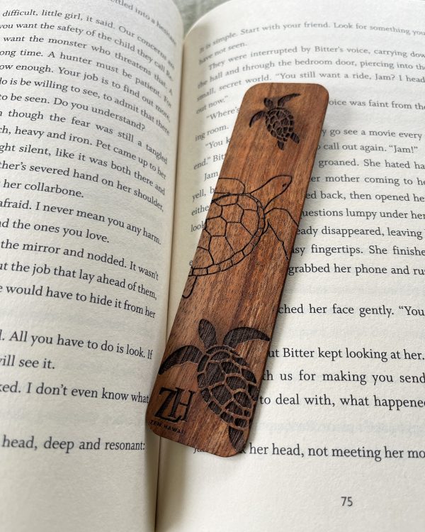 Honu Koa Bookmark
