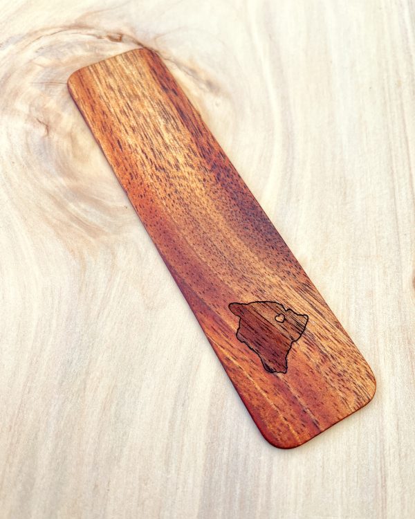 Hilo Heart Koa Bookmark