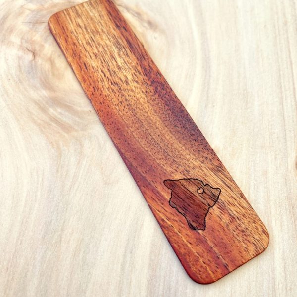 Hilo Heart Koa Bookmark