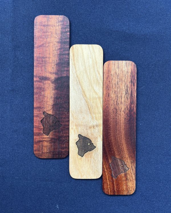 Hilo Heart Koa Bookmark - Image 2