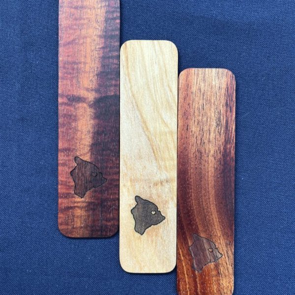 Hilo Heart Koa Bookmark