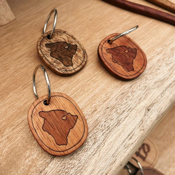 Hilo Town Love Keychain